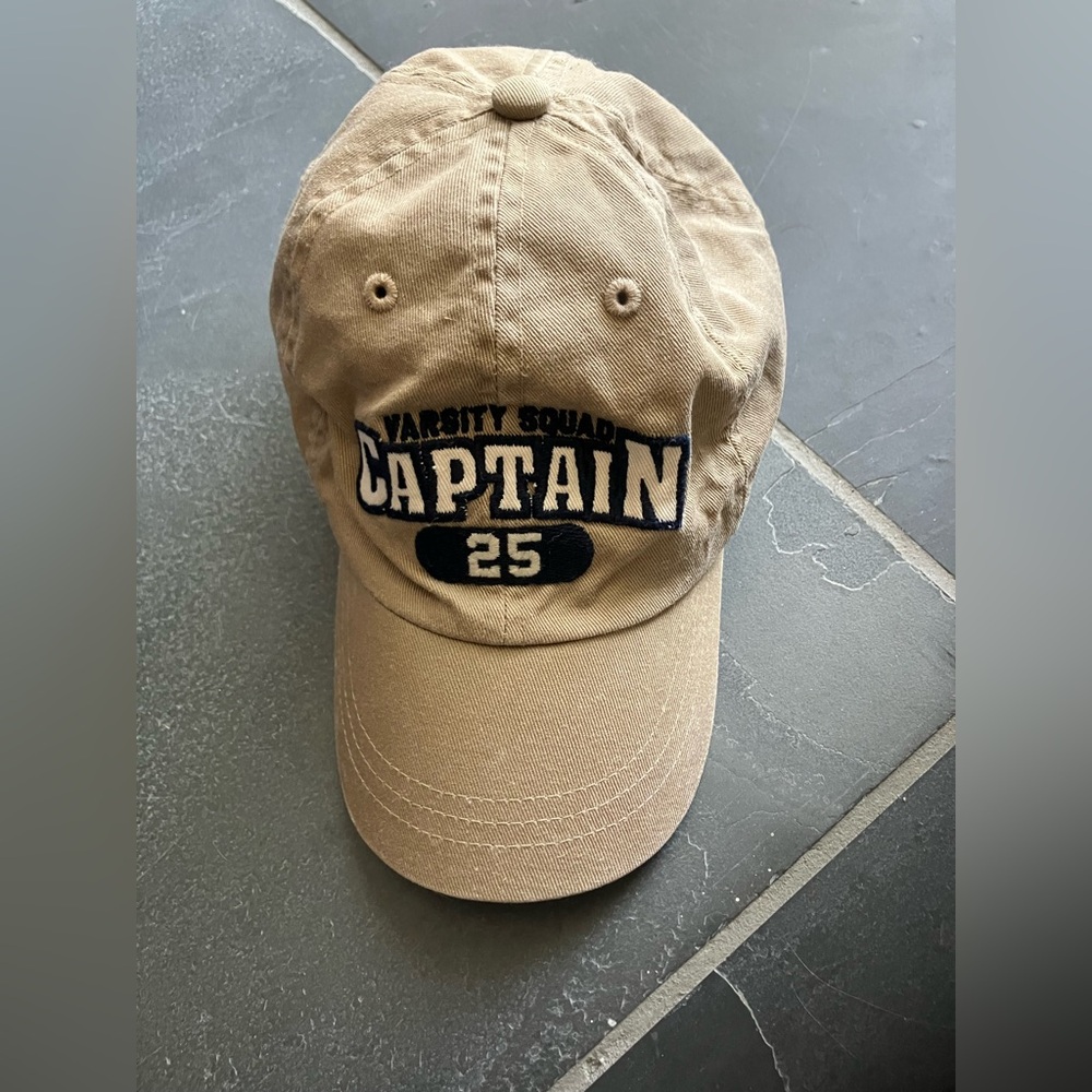 The Children’s Place Boys Size 4-7 Khaki/Tan Baseball Cap